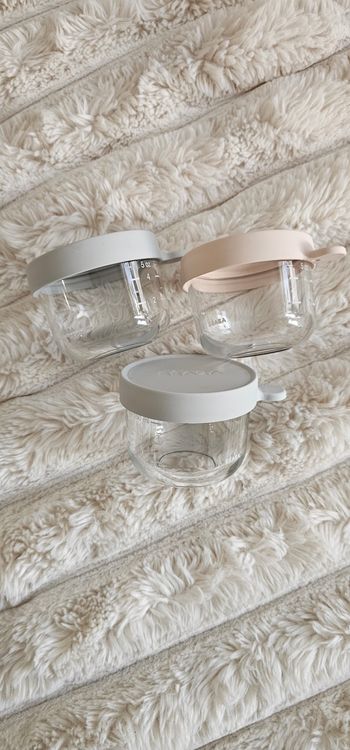 Lot de 3 pots en verre Béaba 150ml 