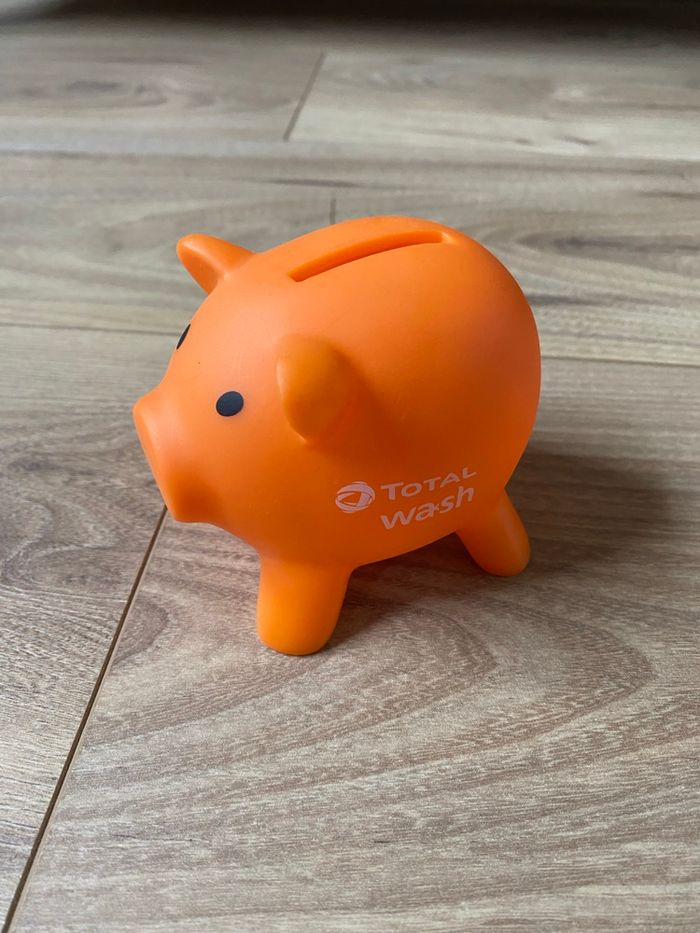 Tirelire cochon total wash