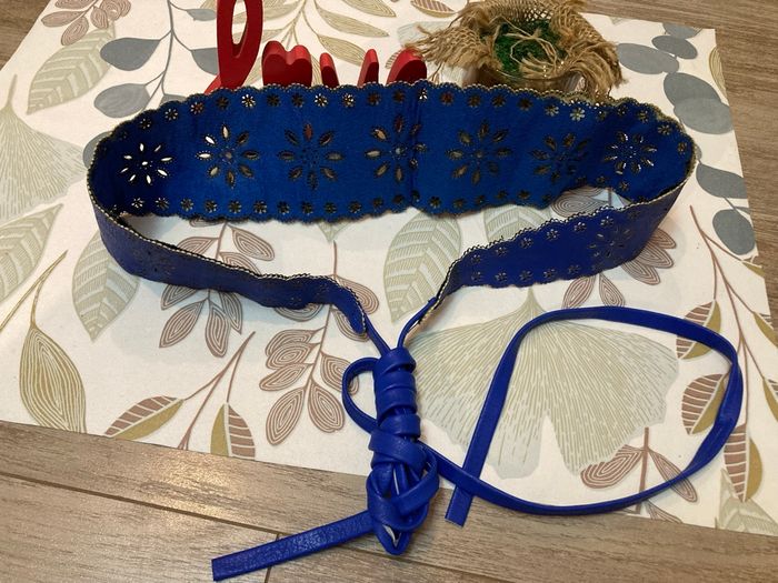 Ceinture bleue - ajustable - photo numéro 6