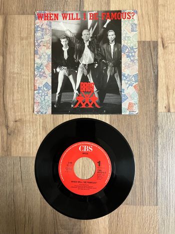 Vinyle 45 tours-Bros-When Will I be famous ? 