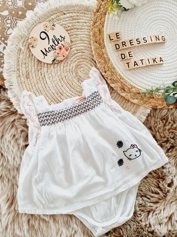 Robe bodie 9 mois bébé fille