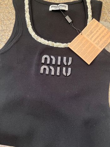 Débardeur miu miu 
