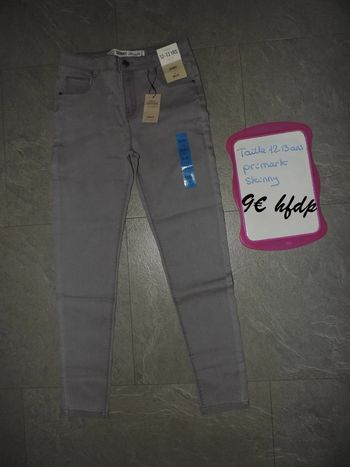 jeans skinny taille 12-13 ans primark