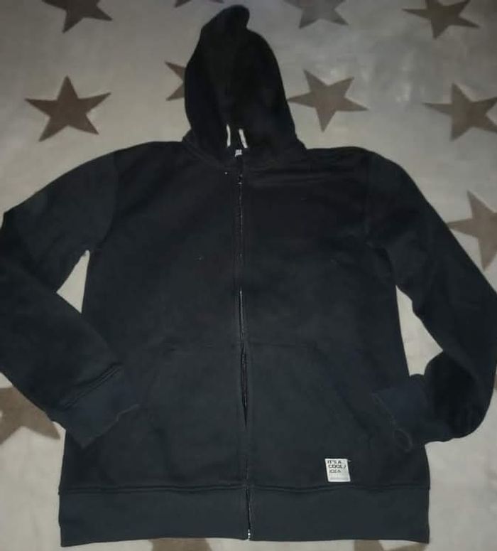 Lot 1 sweat à capuche + 1 gilet, gemo 16 ans - photo numéro 6