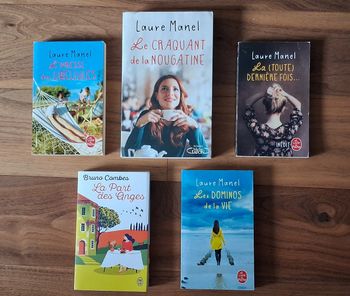 Lot 5 romans : 4 de Laure Manel et 1 de Bruno Combes 