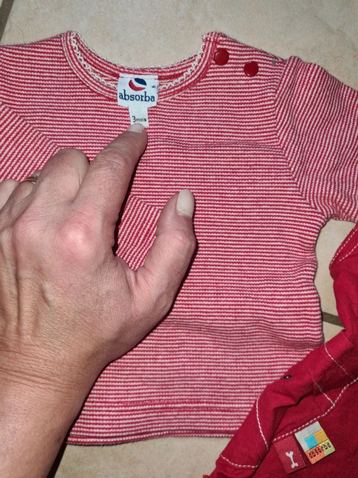 Robe et haut absorba bébé 3 mois - photo numéro 3