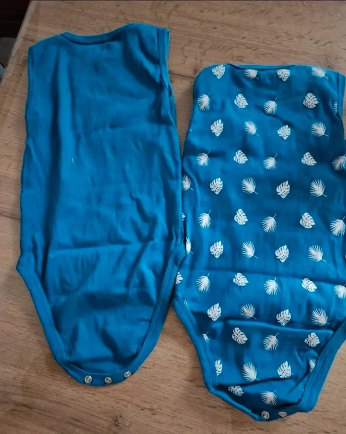 Gémo bodys bleu x2 18 mois - photo numéro 2
