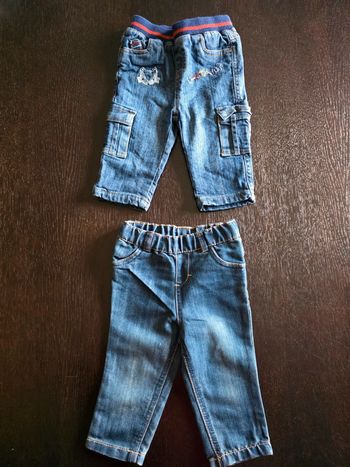 Lot de 2 jeans en 9 mois