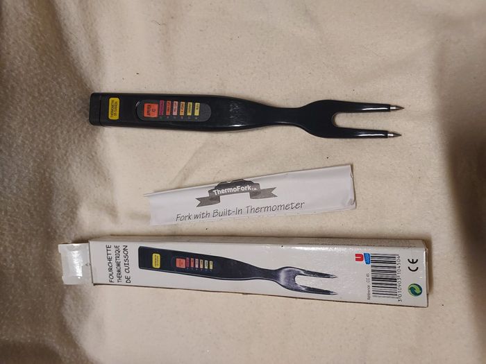 Fourchette thermomètre de cuisson. - photo numéro 5