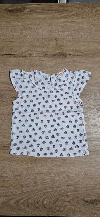 T-shirt MC à col DPAM 24 mois