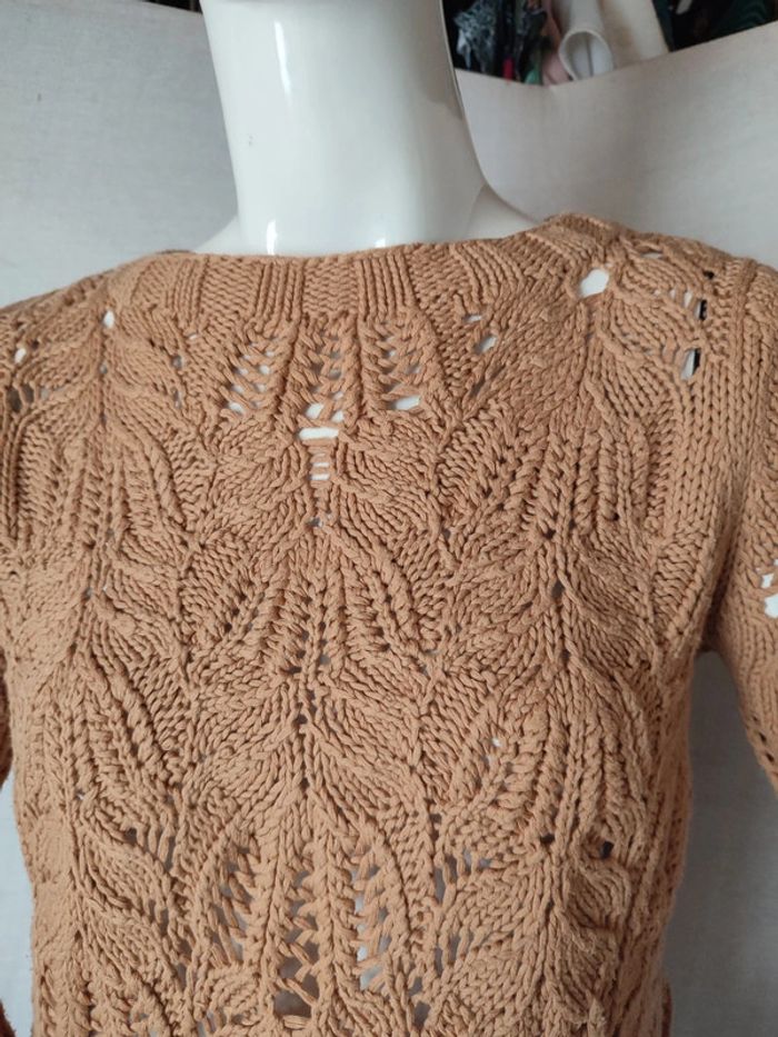 Pull en maille ajourée - photo numéro 3