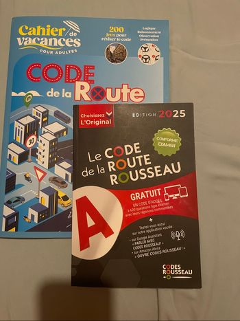 Livre code de la route 2025 code rousseau