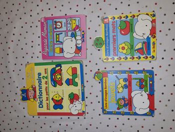 4 livres Bambou l'éléphant et Tini la souris- vintage