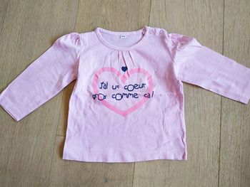 Tee-shirt fille 18 mois