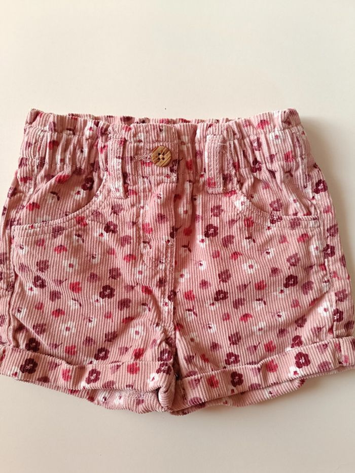 Short fleuris Gémo 18 mois