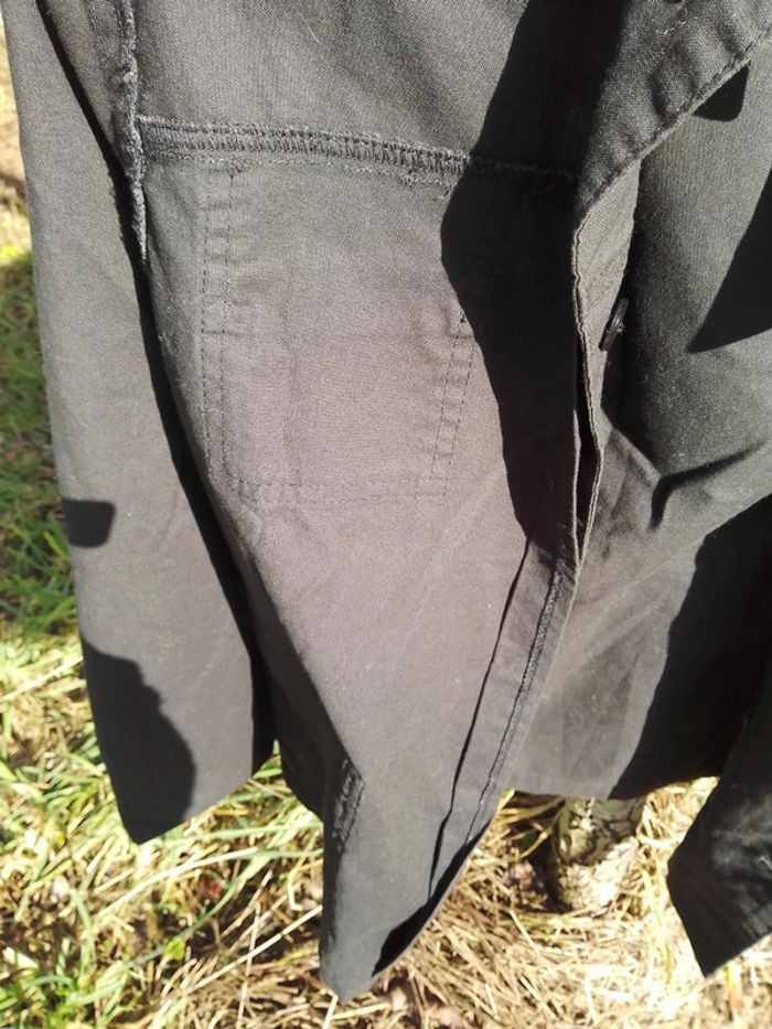 Chemise manches longues grise foncé ado - photo numéro 14
