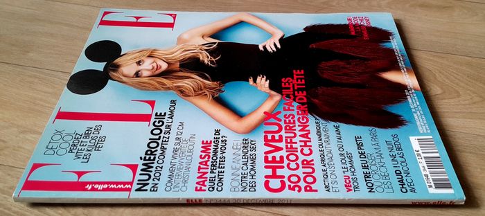 Magazine Elle n°3444 décembre 2011 spécial Disney et Cheveux - photo numéro 2