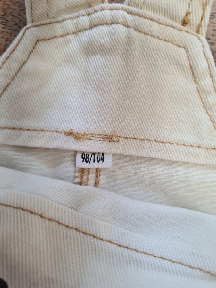 Robe salopette jaune pâle 4 ans - photo numéro 2