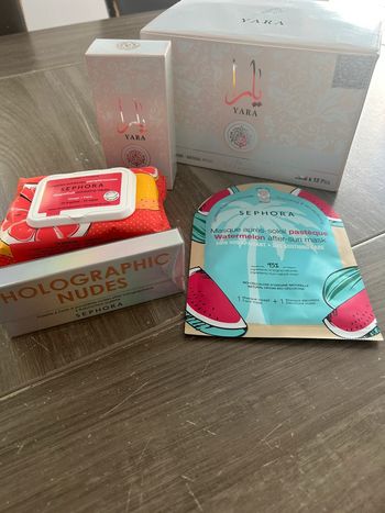 Lot beauté Sephora et Yara