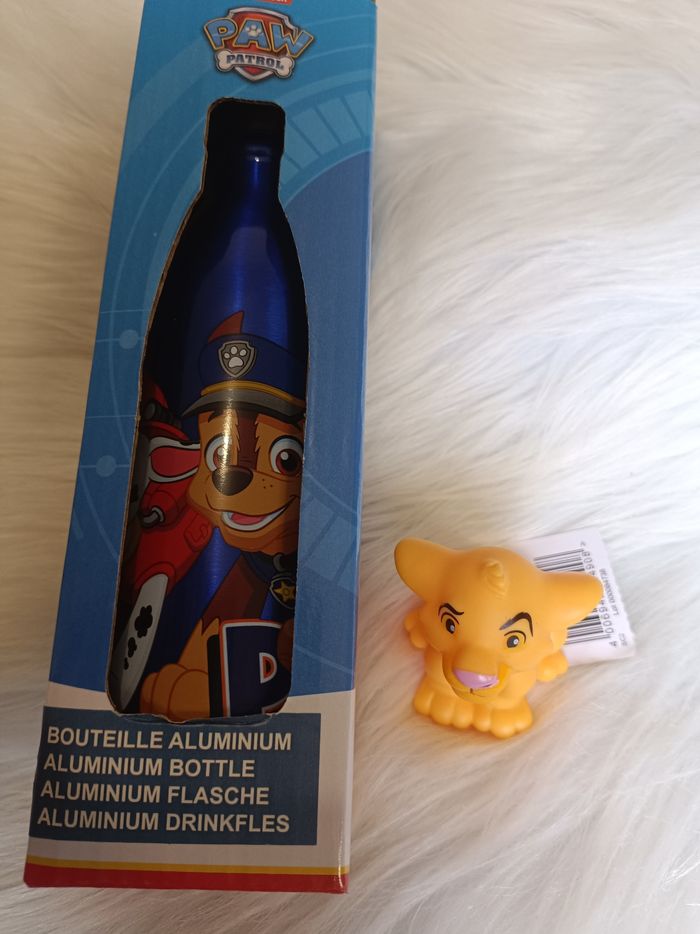 Lot gourde et jouet de bain