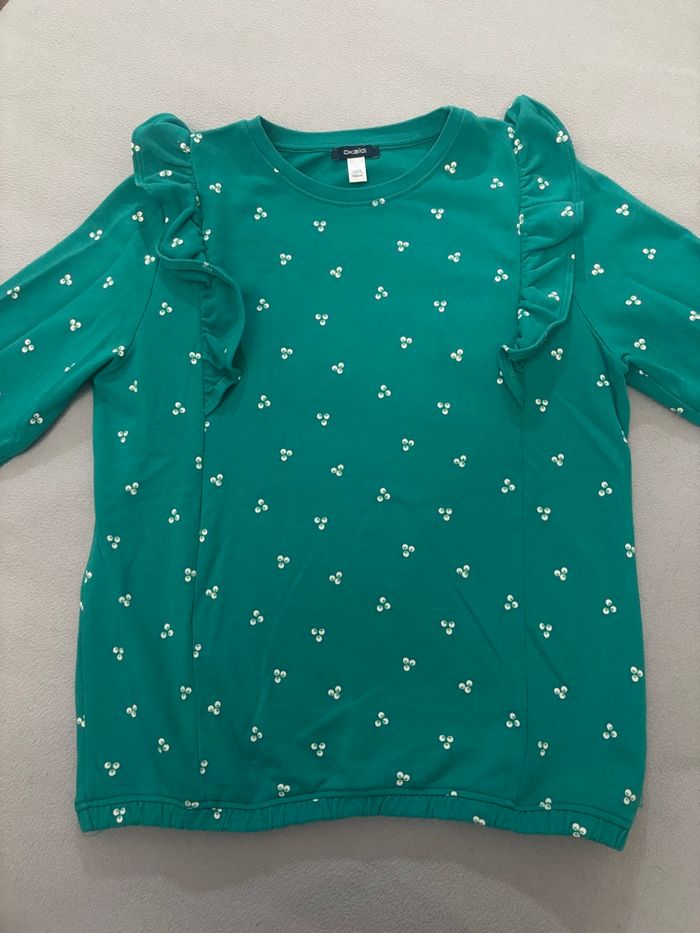 Sweat Okaïdi vert - photo numéro 2