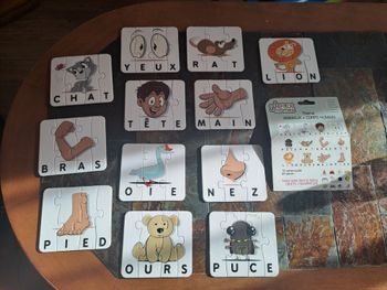 Puzzle animaux et corps humain