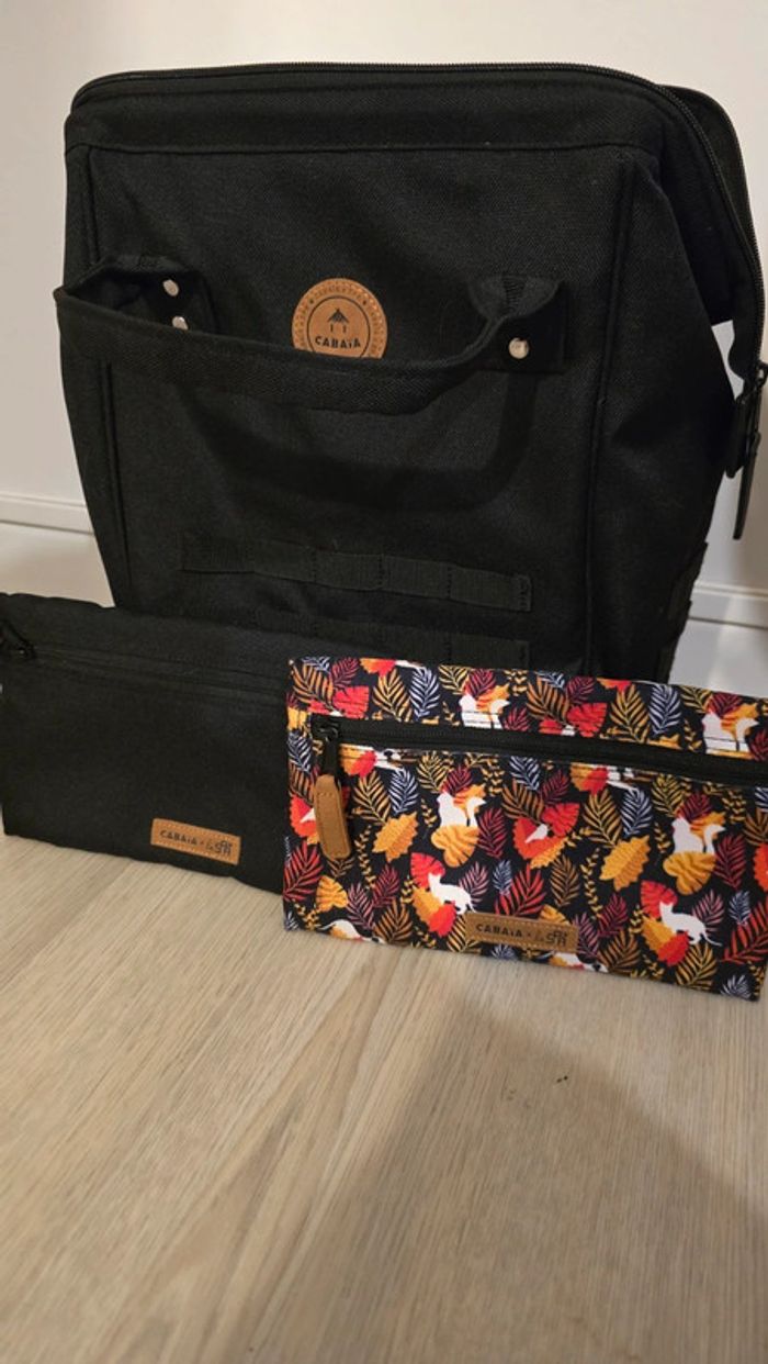 Sac cabaia x SPA noir + 2 pochettes 2022 - photo numéro 2