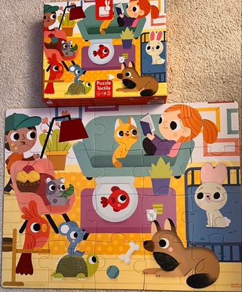 Puzzle tactile Janod 20p