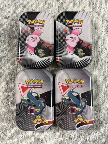 Pokémon Lot x4 Mini Tin EV10.5 Foudre Noir et Flamme Blanche