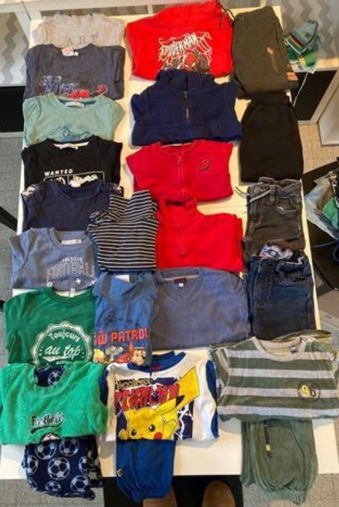 Lot garçon 4 ans automne hiver (lot 2)