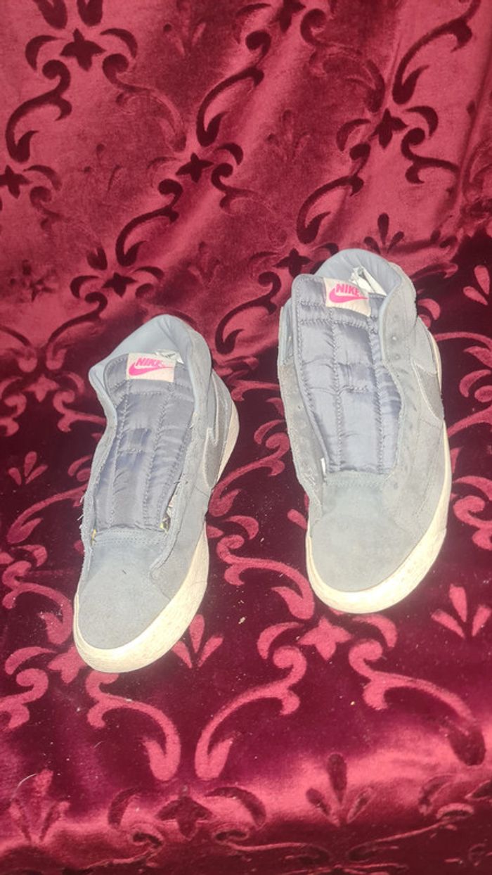 Basket montante fille grise paillette T 39 Nike Blazer Femme Édition Limitée - photo numéro 3