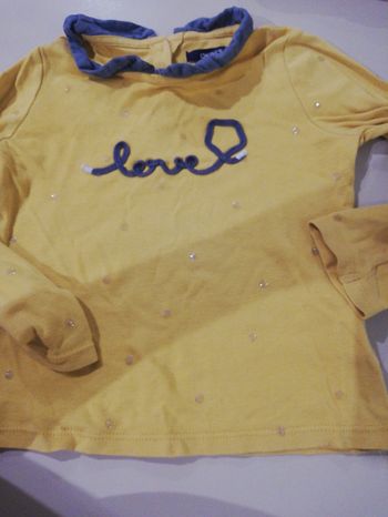 Tee shirt manche longue fille 3 ans okaidi