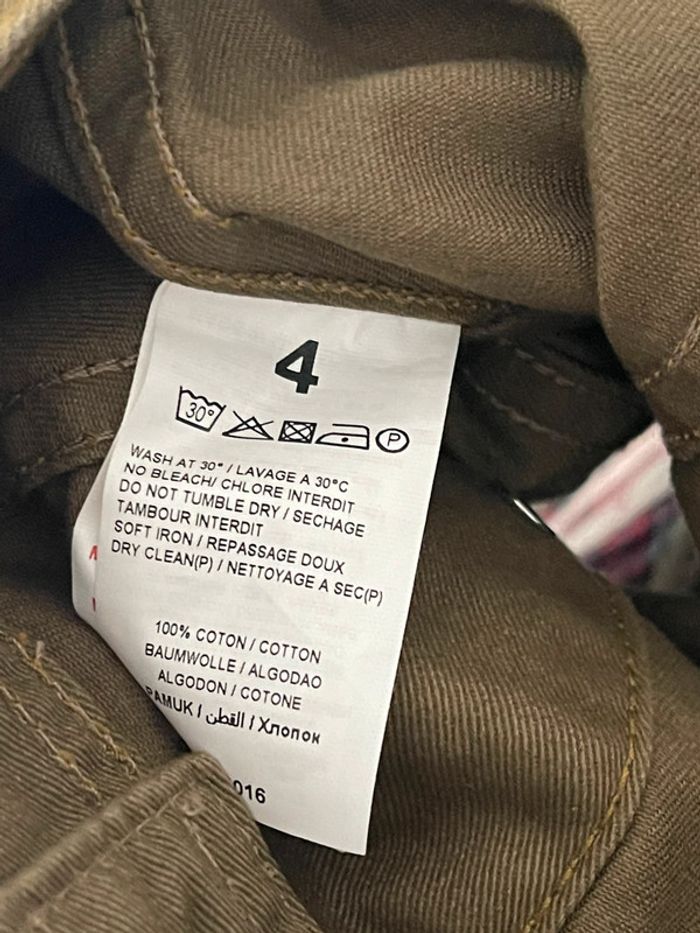 Veste en jean Levi’s taille 4 ans couleur marron/kaki état neuf - photo numéro 5