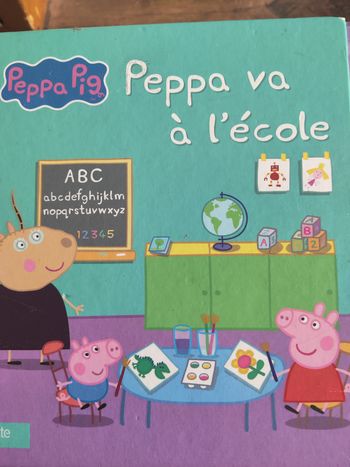 Livre Peppa va à l'école