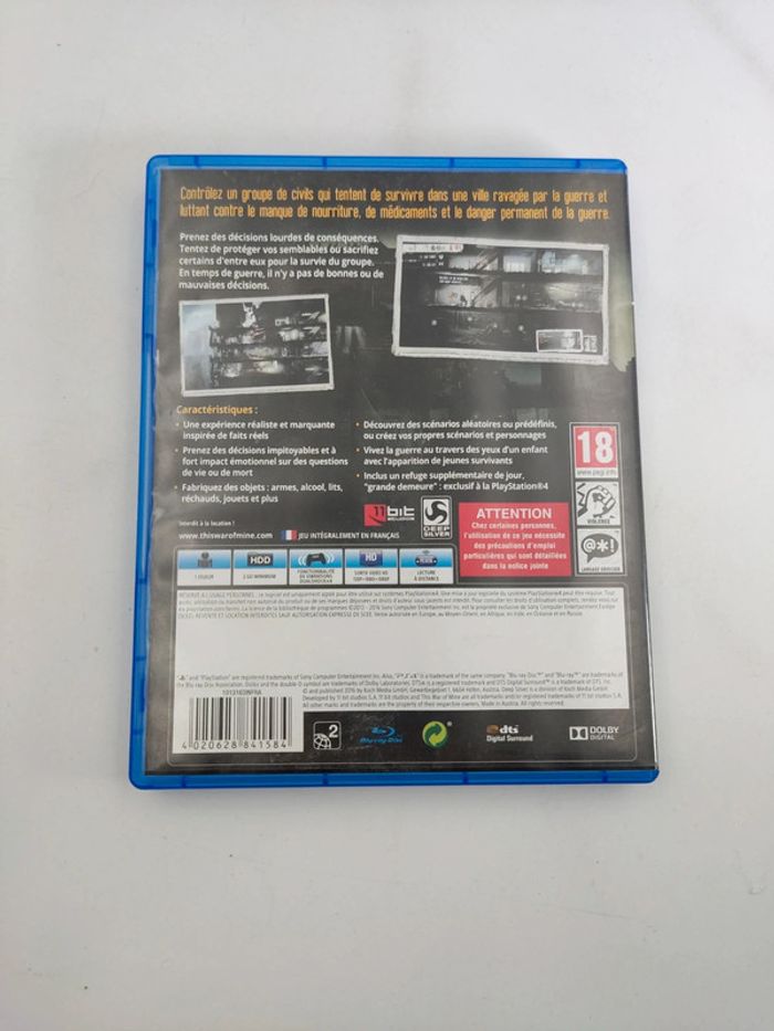 This War Of Mine The Little Ones PlayStation 4 PS4 - photo numéro 6