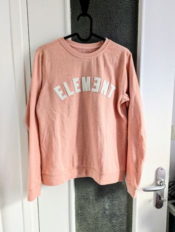 Sweat element pull rose abricot taille 36 s
