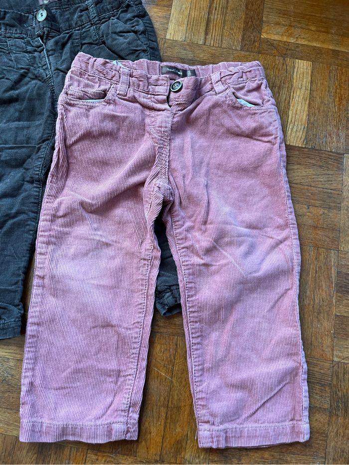 Lot pantalon rose et gris - photo numéro 3