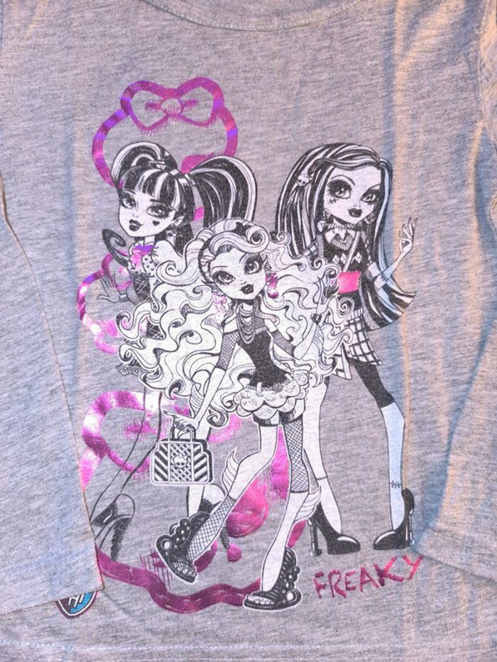 Tee-shirt manches longues Monster High - photo numéro 2