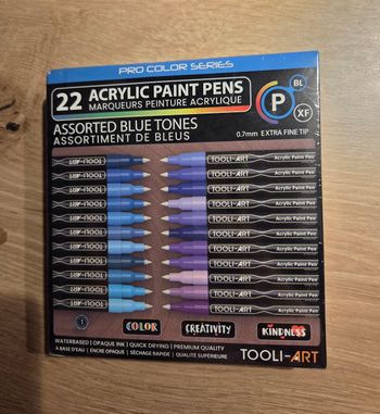 Tooli art bleu violet