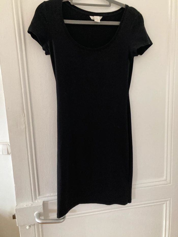 Robe moulante noir