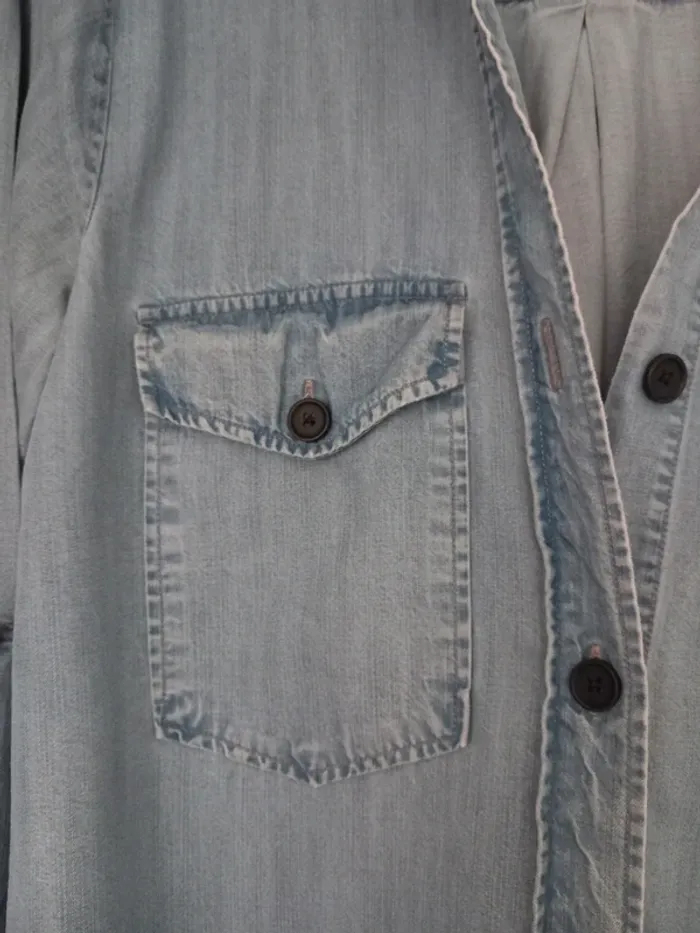 Chemise en jeans Zara Woman - photo numéro 3