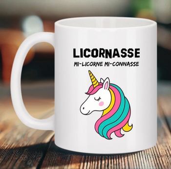 Mug humour Licornasse