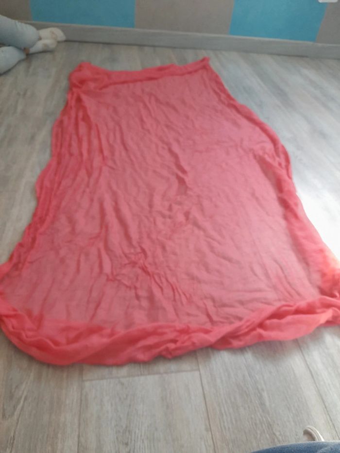 Grand foulard corail - photo numéro 5