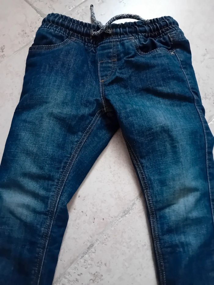 Pantalon jean doublé polaire - photo numéro 2