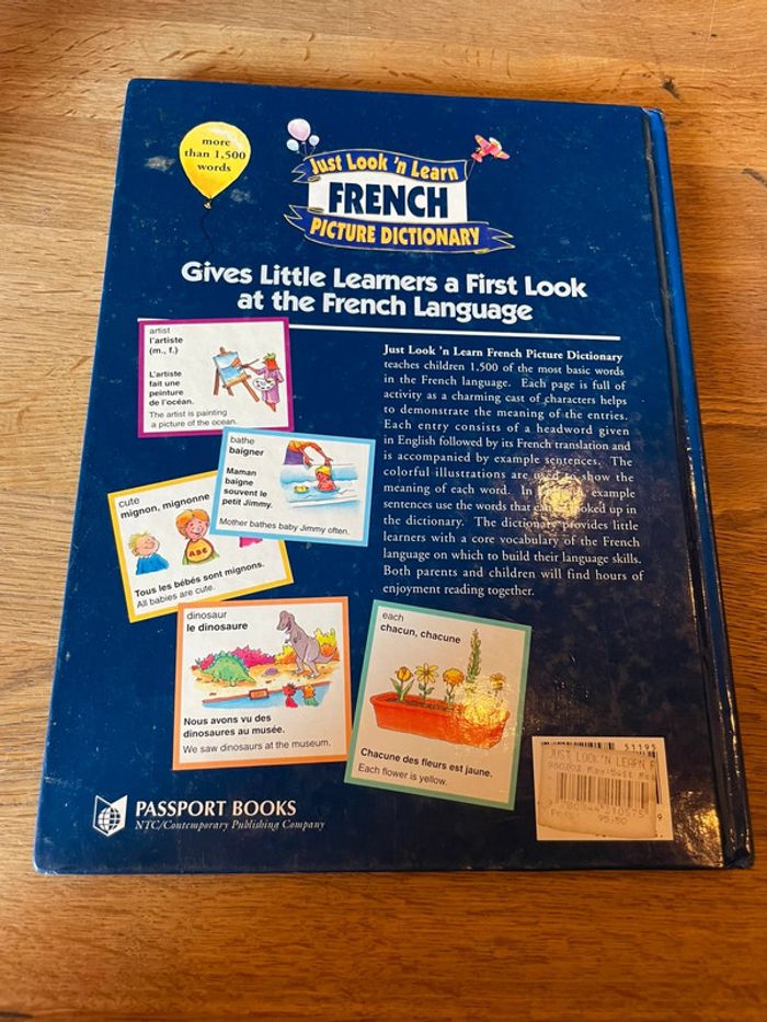 Livre Just Look’n French Picture dictionary - photo numéro 3