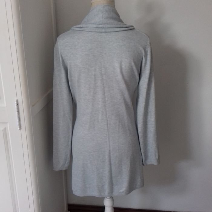 GILET BLEU CIEL CL CHÂLE - ZARA - T.L - photo numéro 3