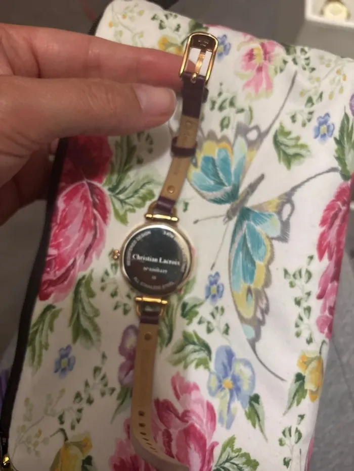Montre Christian Lacroix violette - photo numéro 4
