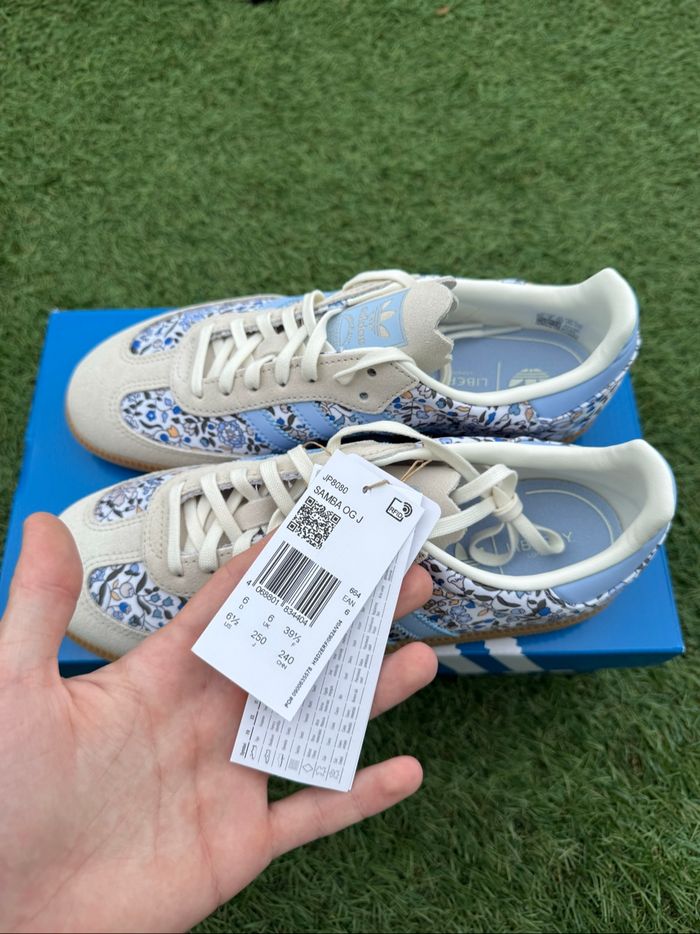 Adidas Samba OG Liberty London Blue Floral - photo numéro 2