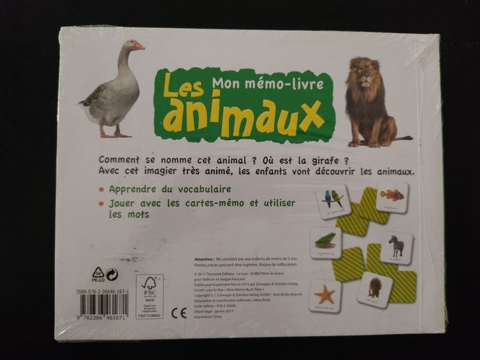 Mémo livre sur les animaux - photo numéro 2