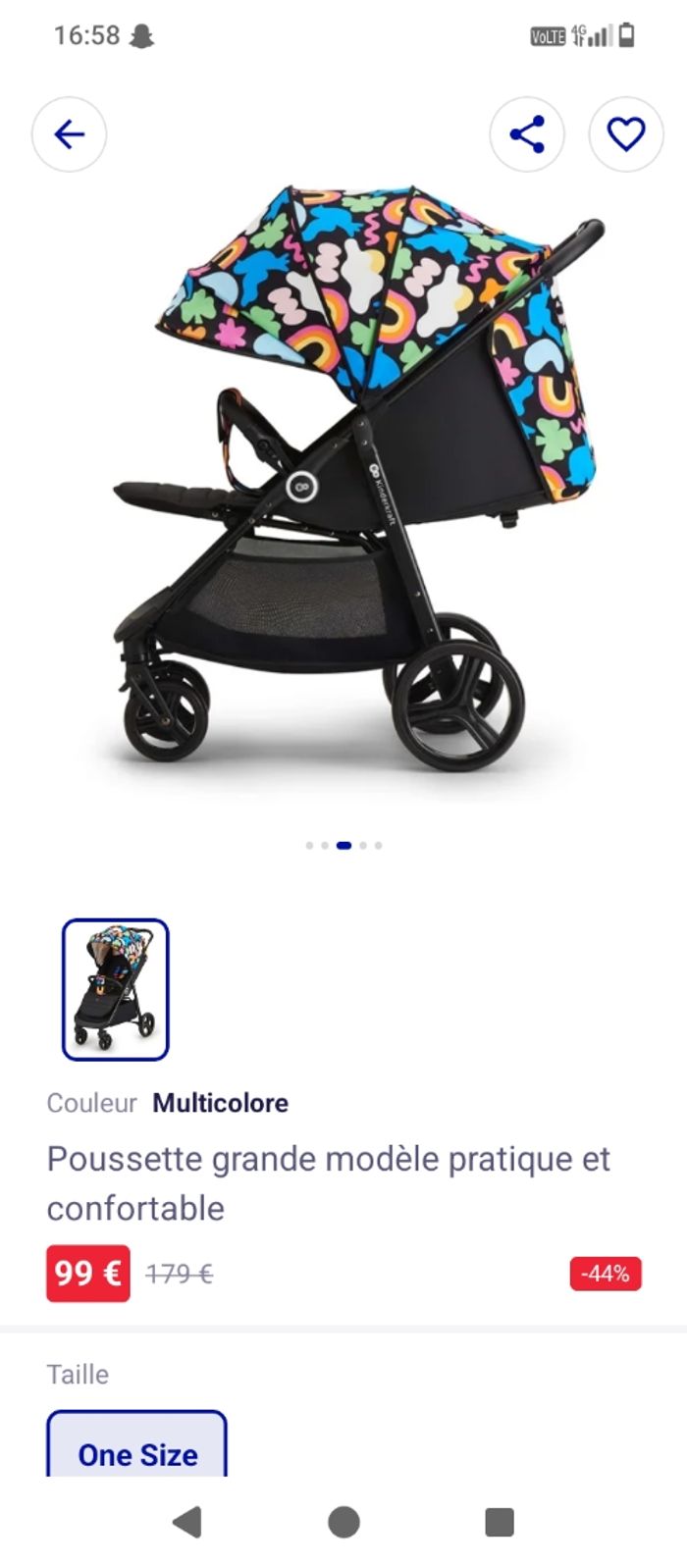 Pousette kinderkraft neuf - photo numéro 2